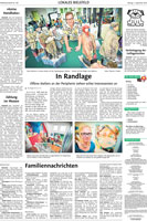 Westfalenblatt, Zeitungsartikel vom 5.9.2016